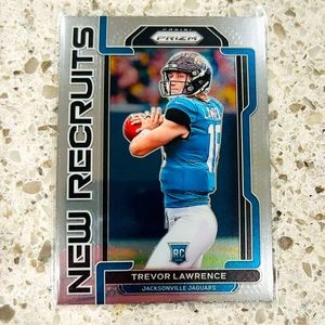TREVOR LAWRENCE ROOKIE CARD PANINI PRIZM 2021 JACKSONVILLE JAGUARS NFL